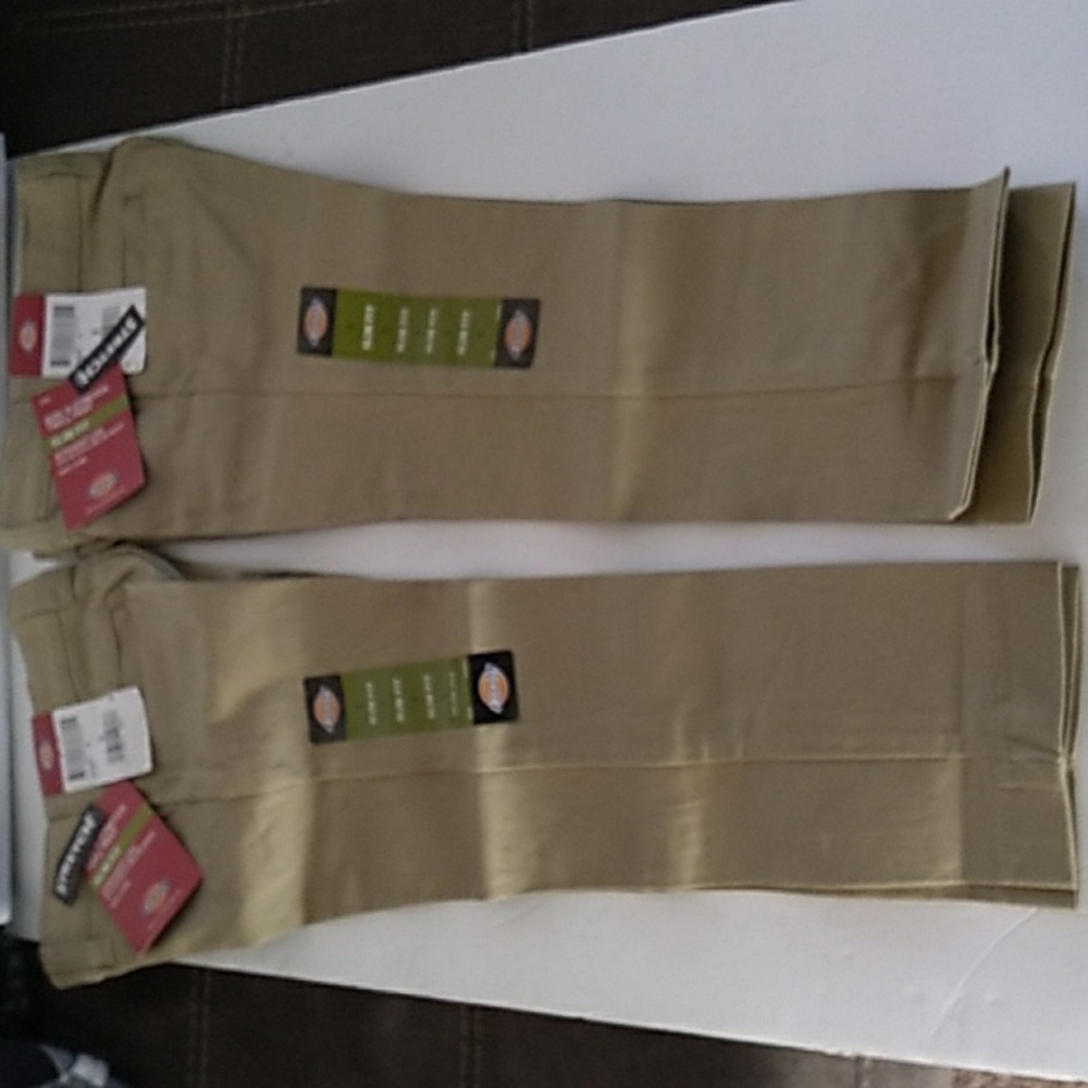 2 X Toddler Girls  Slim fit size 5 Dickies brand new